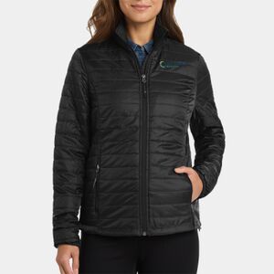 Ladies Packable Puffy Jacket Thumbnail