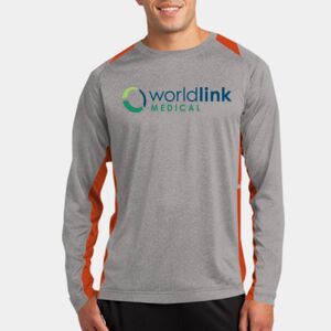 Long Sleeve Heather Colorblock Contender ™ Tee Thumbnail